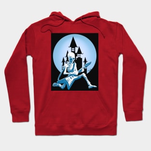 scary music blue Hoodie